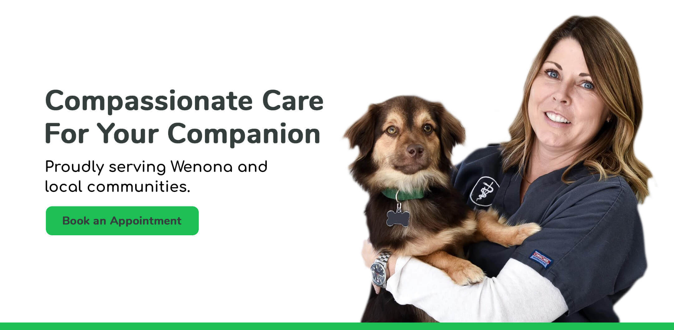 Compassionate care for your companion. Proudly serving Wenona and local communities. Book an appointment.